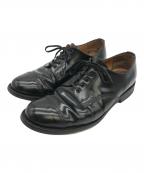 SANDERSサンダース）の古着「ミリタリーダービーシューズ」｜ブラック