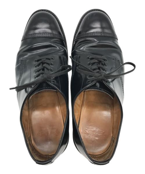 SANDERS（サンダース）SANDERS (サンダース) ミリタリーダービーシューズ ブラック サイズ:GB 7の古着・服飾アイテム