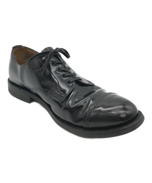 SANDERS（サンダース）SANDERS (サンダース) ミリタリーダービーシューズ ブラック サイズ:GB 7の古着・服飾アイテム