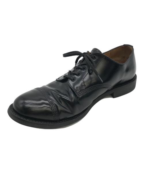 SANDERS（サンダース）SANDERS (サンダース) ミリタリーダービーシューズ ブラック サイズ:GB 7の古着・服飾アイテム