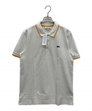 中古・古着通販】LACOSTE (ラコステ) ポロシャツ ホワイト サイズ:US M