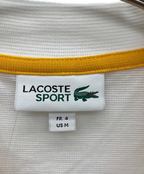 LACOSTE（ラコステ）LACOSTE (ラコステ) ポロシャツ ホワイト サイズ:US　M 未使用品の古着・服飾アイテム