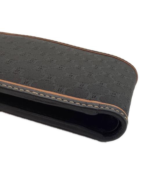 CELINE（セリーヌ）CELINE (セリーヌ) マカダム 2つ折り財布 ブラックの古着・服飾アイテム