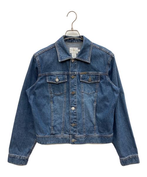 Calvin Klein Jeans（カルバンクラインジーンズ）Calvin Klein Jeans (カルバンクラインジーンズ) デニムジャケット インディゴ サイズ:Mの古着・服飾アイテム