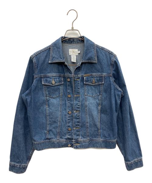 Calvin Klein Jeans（カルバンクラインジーンズ）Calvin Klein Jeans (カルバンクラインジーンズ) デニムジャケット インディゴ サイズ:Mの古着・服飾アイテム