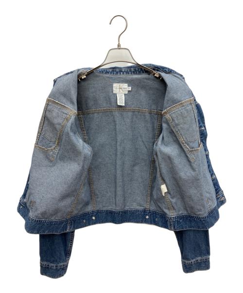 Calvin Klein Jeans（カルバンクラインジーンズ）Calvin Klein Jeans (カルバンクラインジーンズ) デニムジャケット インディゴ サイズ:Mの古着・服飾アイテム