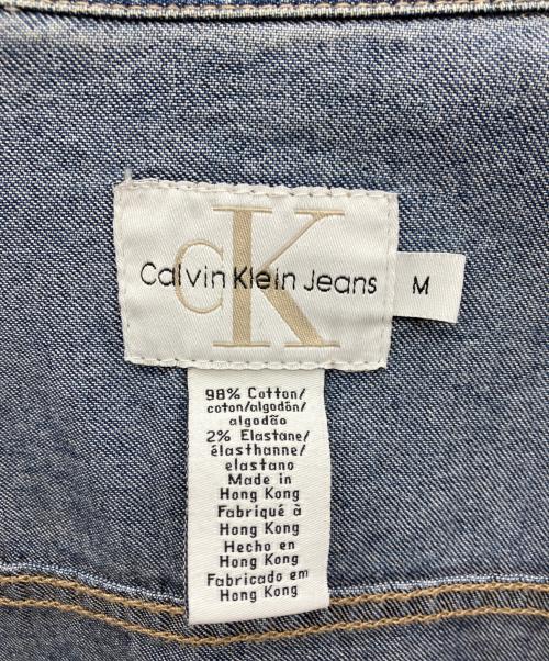 Calvin Klein Jeans（カルバンクラインジーンズ）Calvin Klein Jeans (カルバンクラインジーンズ) デニムジャケット インディゴ サイズ:Mの古着・服飾アイテム