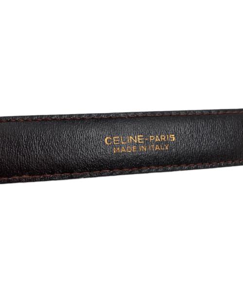 CELINE（セリーヌ）CELINE (セリーヌ) ホースキャリッジ ベルト ブラウンの古着・服飾アイテム