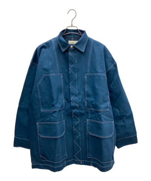 rdv o globe（ランデヴー オー グローブ）rdv o globe (ランデヴー オー グローブ) カバーオール ブルー サイズ:2 未使用品の古着・服飾アイテム