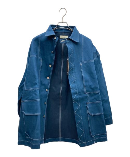 rdv o globe（ランデヴー オー グローブ）rdv o globe (ランデヴー オー グローブ) カバーオール ブルー サイズ:2 未使用品の古着・服飾アイテム