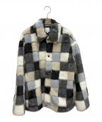 SASQUATCHfabrix.サスクワッチファブリックス）の古着「フェイクファージャケット」｜マルチカラー