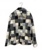 SASQUATCHfabrix.サスクワッチファブリックス）の古着「フェイクファージャケット」｜マルチカラー