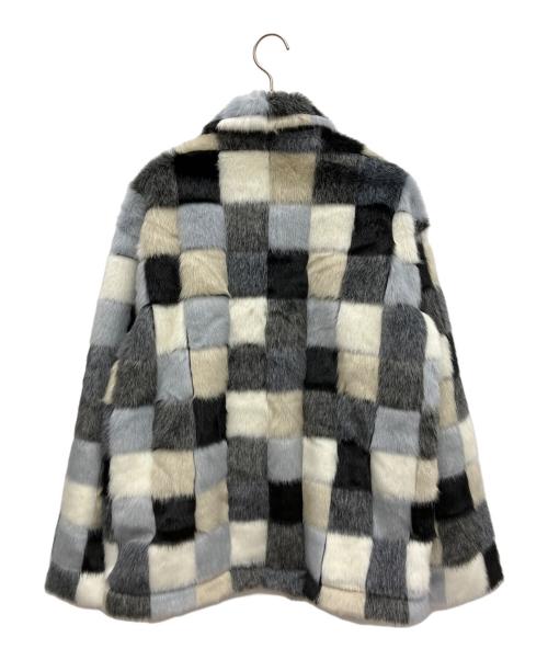 SASQUATCHfabrix.（サスクワッチファブリックス）SASQUATCHfabrix. (サスクワッチファブリックス) フェイクファージャケット マルチカラー サイズ:Ｌ 未使用品の古着・服飾アイテム