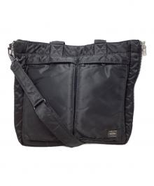 PORTER（ポーター）の古着「TANKER 2WAY TOTE BAG」｜ブラック