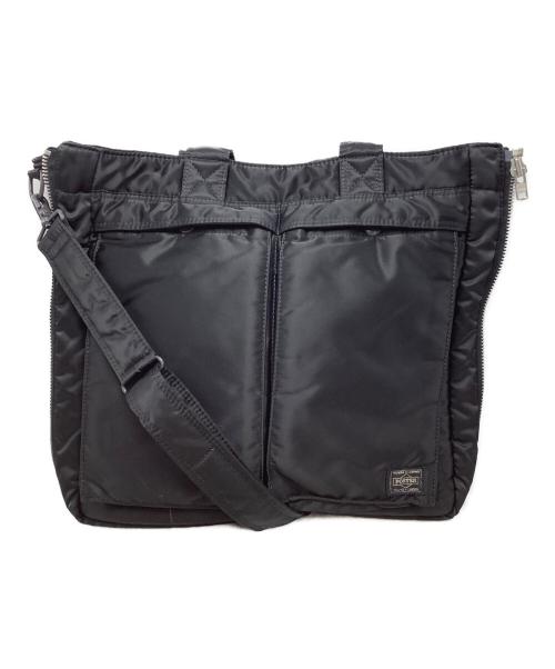 PORTER（ポーター）PORTER (ポーター) TANKER 2WAY TOTE BAG ブラックの古着・服飾アイテム