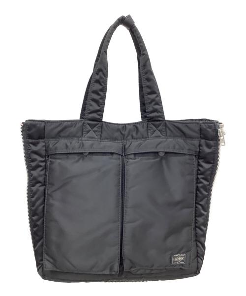 PORTER（ポーター）PORTER (ポーター) TANKER 2WAY TOTE BAG ブラックの古着・服飾アイテム