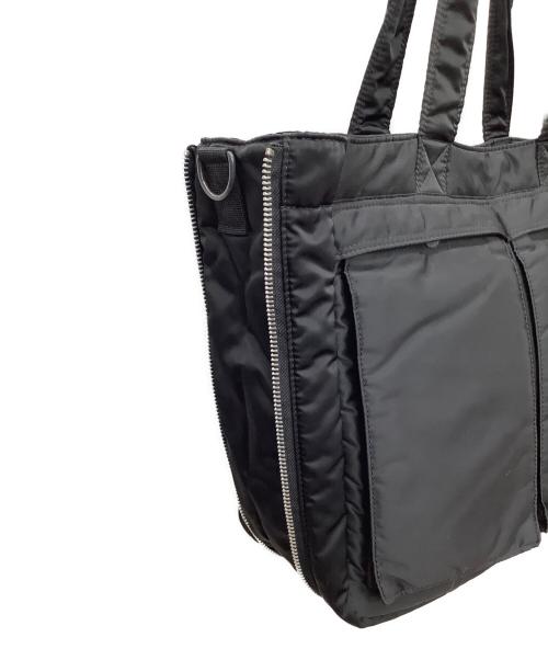 PORTER（ポーター）PORTER (ポーター) TANKER 2WAY TOTE BAG ブラックの古着・服飾アイテム