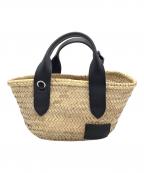 J&M DAVIDSONジェイ＆エム デヴィッドソン）の古着「カゴバッグ」｜ベージュ×ブラック