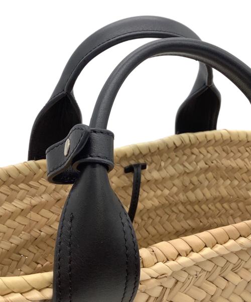 J&M DAVIDSON（ジェイ＆エム デヴィッドソン）J&M DAVIDSON (ジェイ＆エム デヴィッドソン) カゴバッグ ベージュ×ブラックの古着・服飾アイテム