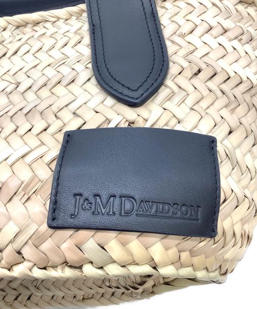 J&M DAVIDSON（ジェイ＆エム デヴィッドソン）J&M DAVIDSON (ジェイ＆エム デヴィッドソン) カゴバッグ ベージュ×ブラックの古着・服飾アイテム