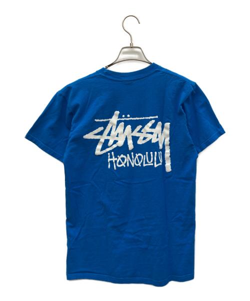 stussy（ステューシー）stussy (ステューシー) 半袖Tシャツ ブルー サイズ:Mの古着・服飾アイテム