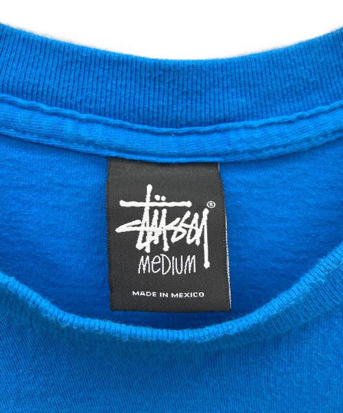 stussy（ステューシー）stussy (ステューシー) 半袖Tシャツ ブルー サイズ:Mの古着・服飾アイテム