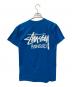 stussy (ステューシー) 半袖Tシャツ ブルー サイズ:M：7000円