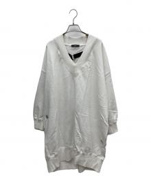 DIESEL（ディーゼル）の古着「スウェットワンピース」｜ホワイト