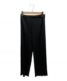PLEATS PLEASE（プリーツプリーズ）の古着「プリーツパンツ」｜ブラック