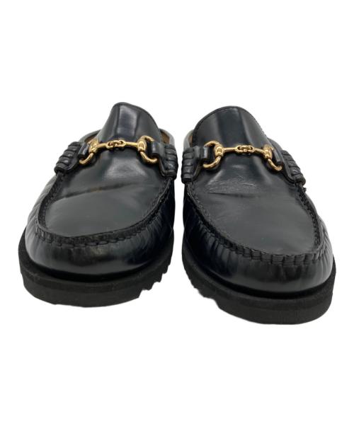 PARABOOT（パラブーツ）PARABOOT (パラブーツ) UNITED ARROWS (ユナイテッドアローズ) ミュールローファー ブラック サイズ:24.5cmの古着・服飾アイテム
