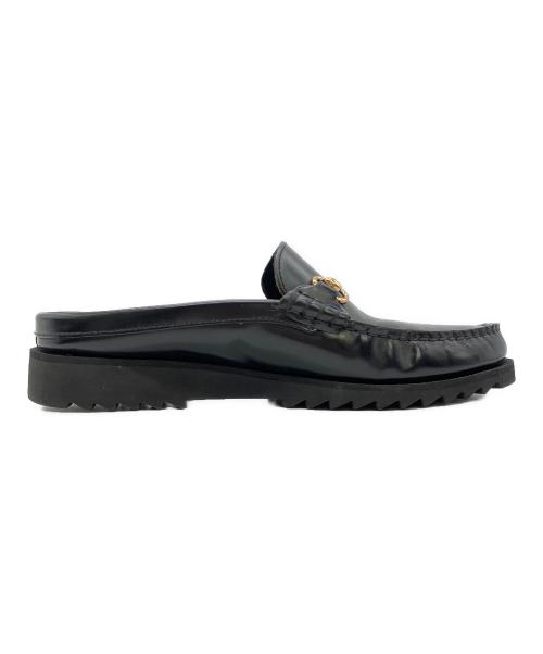 PARABOOT（パラブーツ）PARABOOT (パラブーツ) UNITED ARROWS (ユナイテッドアローズ) ミュールローファー ブラック サイズ:24.5cmの古着・服飾アイテム