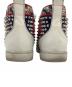 中古・古着 Christian Louboutin (クリスチャン・ルブタン) Louis Spikes スニーカー ネイビー×レッド サイズ:39 1/2：15000円
