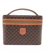 CELINEセリーヌ）の古着「マカダム バニティバッグ」｜ブラウン