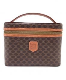 CELINE（セリーヌ）の古着「マカダム バニティバッグ」｜ブラウン