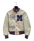 whitesvilleホワイツビル）の古着「スタジャン」｜ホワイト