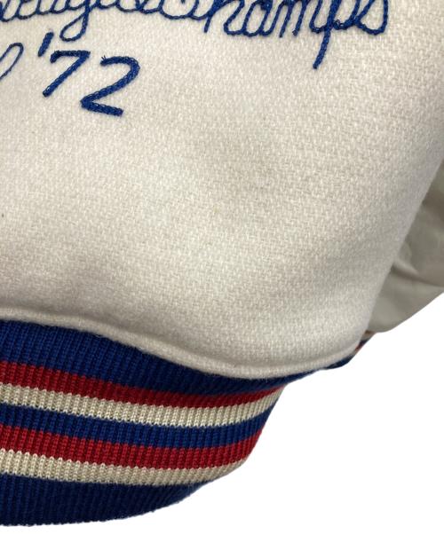 whitesville（ホワイツビル）whitesville (ホワイツビル) スタジャン ホワイト サイズ:38の古着・服飾アイテム