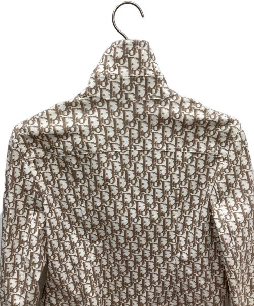 Christian Dior（クリスチャン ディオール）Christian Dior (クリスチャン ディオール) トロッタージャケット ホワイト×ベージュ サイズ:SIZE42の古着・服飾アイテム