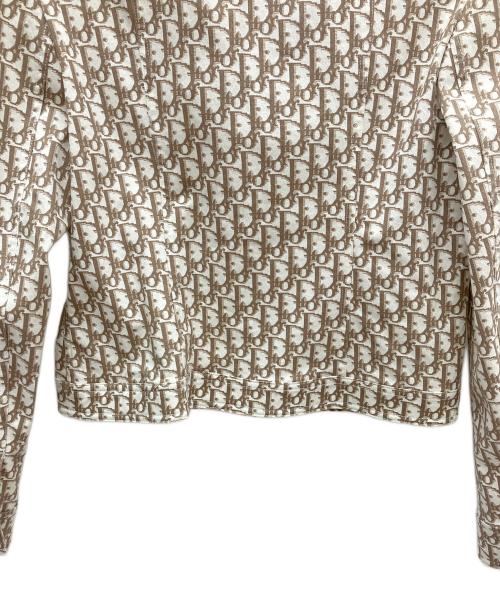 Christian Dior（クリスチャン ディオール）Christian Dior (クリスチャン ディオール) トロッタージャケット ホワイト×ベージュ サイズ:SIZE42の古着・服飾アイテム