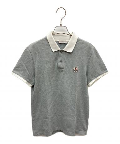 中古・古着通販】MONCLER (モンクレール) ポロシャツ グレー サイズ:S
