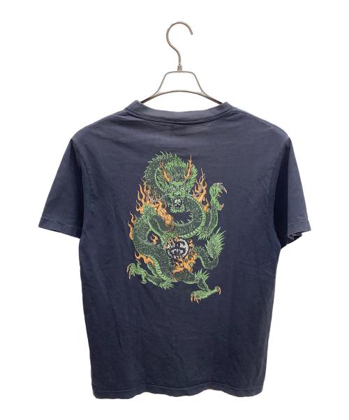 stussy（ステューシー）stussy (ステューシー) 90'sTシャツ ネイビー サイズ:Lの古着・服飾アイテム