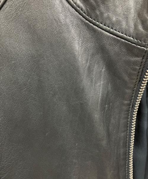 AZ by junhashimoto（エーゼイ バイ ジュンハシモト）AZ by junhashimoto (エーゼイ バイ ジュンハシモト) ラムレザージャケット ブラック サイズ:Mの古着・服飾アイテム