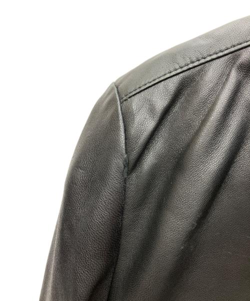 AZ by junhashimoto（エーゼイ バイ ジュンハシモト）AZ by junhashimoto (エーゼイ バイ ジュンハシモト) ラムレザージャケット ブラック サイズ:Mの古着・服飾アイテム