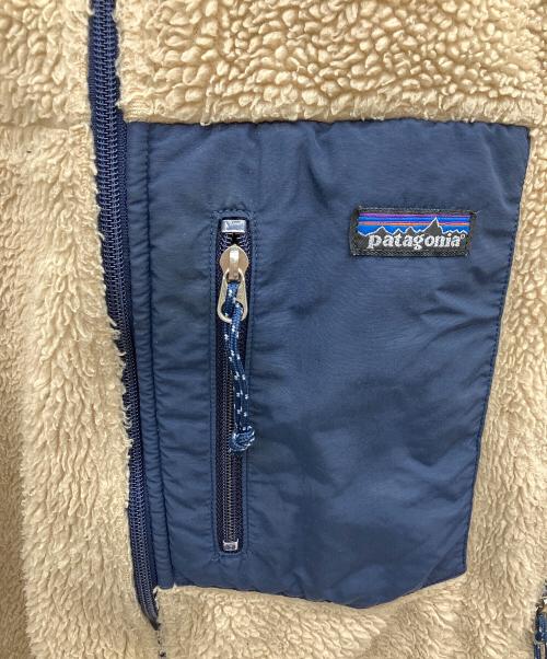 Patagonia（パタゴニア）Patagonia (パタゴニア) クラシックレトロXベスト アイボリー×ネイビー サイズ:Mの古着・服飾アイテム