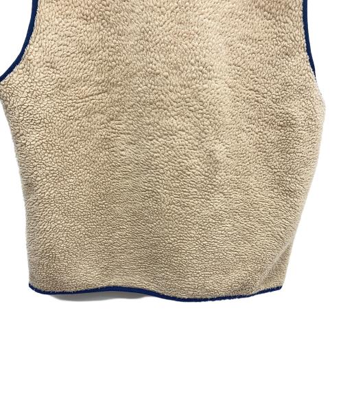 Patagonia（パタゴニア）Patagonia (パタゴニア) クラシックレトロXベスト アイボリー×ネイビー サイズ:Mの古着・服飾アイテム