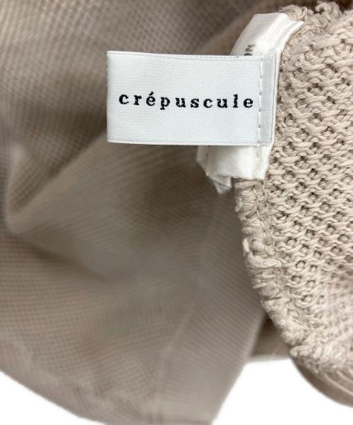 crepuscule（クレプスキュール）crepuscule (クレプスキュール) モスステッチロングスリーブスウェット ベージュ サイズ:1の古着・服飾アイテム