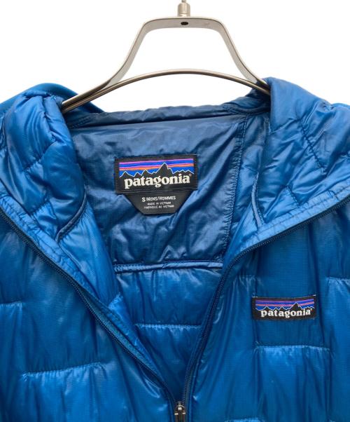 Patagonia（パタゴニア）Patagonia (パタゴニア) マイクロパフフーディー ブルー サイズ:Sの古着・服飾アイテム