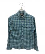 RRLダブルアールエル）の古着「長袖シャツ」｜グリーン
