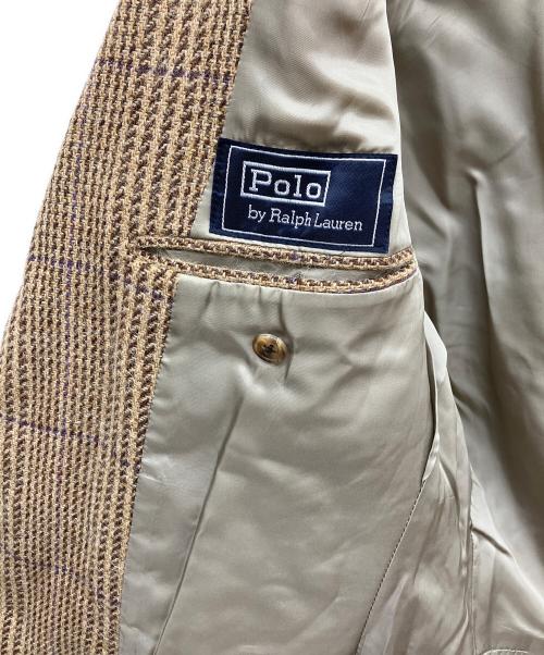 POLO RALPH LAUREN（ポロ・ラルフローレン）POLO RALPH LAUREN (ポロ・ラルフローレン) ウールテーラードジャケット ベージュ サイズ:SIZE A5の古着・服飾アイテム