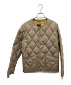 TAIONタイオン）の古着「キルティングジャケット」｜ブラウン