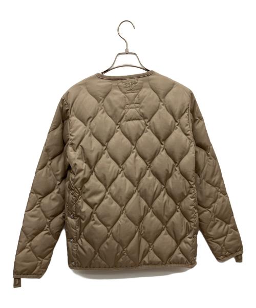 TAION（タイオン）TAION (タイオン) キルティングジャケット ブラウン サイズ:XSの古着・服飾アイテム
